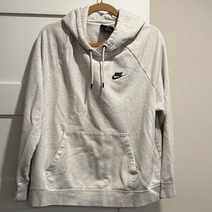 NIKE Light Gray Pullover Hoodie